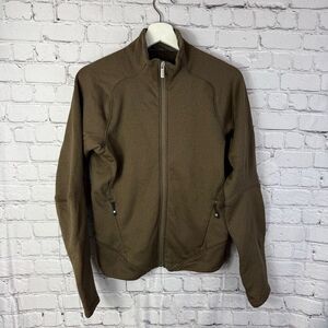 Nau Softshell Jacket Taupe Womens Size Small